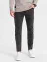Pánske džínsové mramorové nohavice SLIM FIT čierne V3 OM-PADP-0146 XXL Značka Ombre