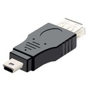 АДАПТЕР КАБЕЛЬ-переходник USB-A 2.0 «гнездо» на MINI USB