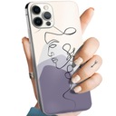 POUZDRO PRO IPHONE 12/12 PRO VZORY CONTINUOUS LINE-ART ČÁROVÁ LINIE KRYT