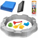 БОЛЬШАЯ ПЛАСТИКОВАЯ ПЕСОЧНИЦА ИГРУШКИ ДЛЯ ПЕСКА БЕЗ МЫЛЬНЫХ ПУЗЫРЕЙ