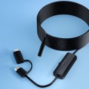 КАМЕРА INSPEKCYJNA ENDOSKOP 5M IP67 LED (СВІТЛОДІОД) USB-C 2 В 1 DO DO IPHONE ANDROID HD  (18800495366) фото min 13