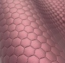 Ткань обивочная ЭКО-КОЖА Pink Honeycomb Ma