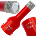 СВЕРЛО АЛМАЗНАЯ КОРОНКА + ПЕРЕХОДНИК М14 ЗЕЛЕНАЯ КЕРАМИЧЕСКАЯ ПЛИТКА 12 ММ