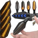 4X KIERUNKOWSKAZ LED MOTOCYKLA SKUTERA QUADA ENDURO DYNAMICZNY HOMOLOGACJA