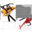 4SZT METALOWY MODEL HELIKOPTERA DEKORACJA POKÓJ DZIECKA COLOR