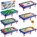 ИГРА НАВЫКОВ 6В1 НАСТОЛЬНЫЙ БИЛЬЯРД БОУЛИНГ МИНИ-ГОЛЬФ БАСКЕТБОЛ ФУТБОЛ