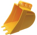 LEGO TECHNIC Ковш экскаватора 24120 6145856 желтый