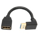 Удлинительный кабель Displayport DP1.4, версия 90 градусов