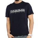 Napapijri T-Shirt SALLAR NP0A4F9O Čierna -40% Dominujúci vzor logo
