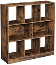 ПОЛКА LOFT RUSTIC BROWN VINTAGE 97,5 x 100 x 30 см