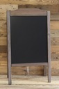 A-board, двухсторонняя деревянная подставка, 100x60 WAVE