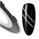 Серебряная декоративная ленточка, серебряный диск.