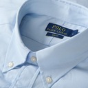 Мужская рубашка Polo Ralph Lauren M-XXL SLIM FIT синяя, размер XL