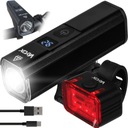 КОМПЛЕКТ ПЕРЕДНИХ И ЗАДНИХ ВЕЛОСИПЕДНЫХ ФОНАРОВ, СВЕТОДИОДНЫЕ ФОНАРИ НА АККУМУЛЯТОРЕ VAYOX