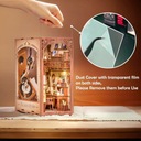 Миниатюрный Дом Книжный Уголок Секретный Офис CuteBee 3D Модель Книжной Полки