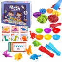 ОБУЧАЮЩИЙСЯ СЧИТАТЬ ФИГУРКИ ДИНОЗАВРЫ КАРТОЧКИ ИГРА НАВЫКИ