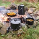 Посуда Esschert Design Camping 4 предмета черный FF215
