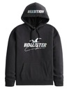 bluza Abercrombie Hollister M kangurek czarna