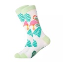 Ponožky dámske pánske s plameniakom plameniak vták tropická potlač print EAN (GTIN) 5907570816268