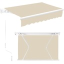 ТЕРРАСА ТЕНТ БАЛКОН СОЛНЦЕЗОН РОЛЕСТАВНИ С РУЧКОЙ 400 x 250