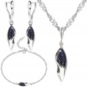 СЕРЕБРЯНЫЙ НАБОР УКРАШЕНИЙ С Родиевым покрытием NIGHT OF CAIRO