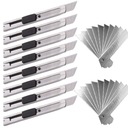 8шт НОЖ ДЛЯ ОБОЕВ 18 мм + 20 СВОБОДНЫХ ЛЕЗВИЙ