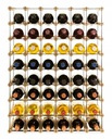 Винная полка RW-8 6х8 полка на 48 бутылок вина