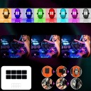 WIRELESS HEADLIGHT FLASHER LED STURDY 8 COLOR 4 SZT. CONSOLE  photo 9