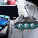 РОЗПОДІЛЮВАЧ АВТО ГНІЗДА ПРИКУРЮВАЧА 12-24V 3X USB 3.0QC USB-C 120W  (17322158152) фото min 14