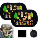 СОЛНЦЕЗАНИЦЫ ДЛЯ ОКОН АВТОМОБИЛЯ, 2 ШТ.