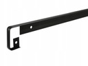 НАКЛОННАЯ ПОЛОСКА ДЛЯ СТОЛЕШНИЦ R5 38ММ, ЧЕРНАЯ