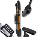 ВЕЛОСИПЕДНЫЙ НАСОС СО ШЛАНГОМ И ДЕРЖАТЕЛЕМ РАМЫ, УНИВЕРСАЛЬНЫЙ, 2-КЛАПАННЫЙ ДЛЯ ВЕЛОСИПЕДА