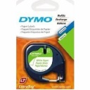ЛЕНТА DYMO LETRATAG 12 ММ Х 4 М БЕЛАЯ БУМАЖНАЯ ЛЕНТА