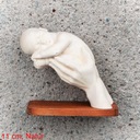 Подарок новорожденному - 11 см, натуральный.