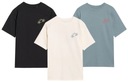 KOSZULKA CHŁOPIĘCA 4F OVERSIZE T-SHIRT DZIECIĘCY ZESTAW 3SZT. 152