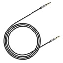 YIVEN M30 ПРОВІД КАБЕЛЬ АУДІО STEREO AUX 3.5 MM MESKI МІНІ JACK 1M SREBRNO-  (18616981682) фото min 9