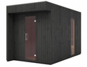 Уличная сауна BOX 400x200 см, просторный сад