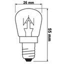 СПЕЦИАЛЬНАЯ лампочка E14 15W T26 для ХОЛОДИЛЬНИКА OSRAM