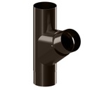 ТРОЙНИК DROP STEEL fi 90 ral 8017 КОРИЧНЕВЫЙ