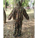 Horský oblek Ghillie Poľovnícky oblek 3D Listový oblek Poľovnícky oblek Dospelí s kapucňou Veľkosť menšie ako XS