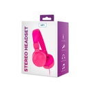 Słuchawki nauszne różowe dla nastolatki dziecka Kod producenta D1021