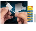 USB-зарядное устройство для батареи CR425 + 5 батарей