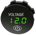 Светодиодный вольтметр постоянного тока 5–48 В, сенсорный индикатор включения/выключения