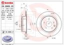 DISCOS ZAPATAS PARTE TRASERA BREMBO NISSAN X-TRAIL 