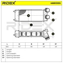 RIDEX 468I0305 РАДИАТОР ВОЗДУХА НАДДУВНОГО  фото 11