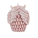 СВЕЧА СОВА 9,5см РОЗОВАЯ Я НЕ ВИЖУ, ароматическая