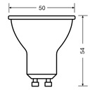 6 светодиодных ламп GU10 4,5 Вт = 35 Вт, 2700K, 120° OSRAM