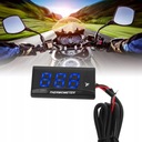 DC 12V INDICADOR TEMPERATURA DE AGUA LCD AZUL 