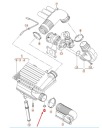 AUDI A1 ISOLANT FILTRE AIR 07C133588P ORIGINALEphoto 7