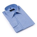 Koszula męska niebieska z tkaniny strukturalnej OXFORD regular XL Marka inna